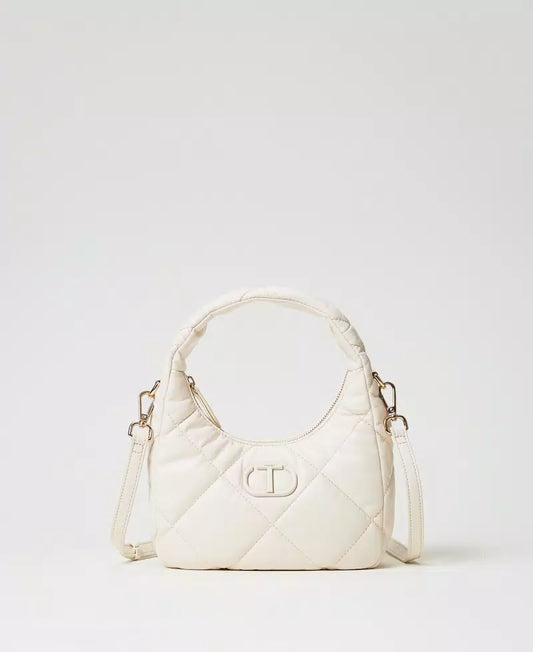 Borsa hobo piccola quilted imbottita