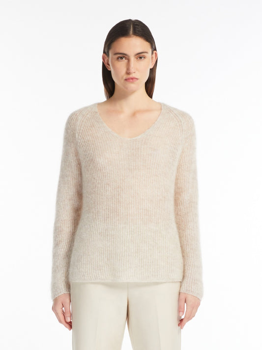 Maglia in filato di mohair