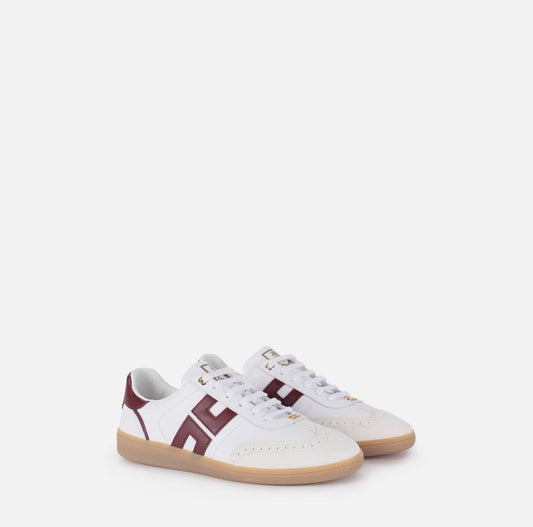 Sneakers in pelle scudetto