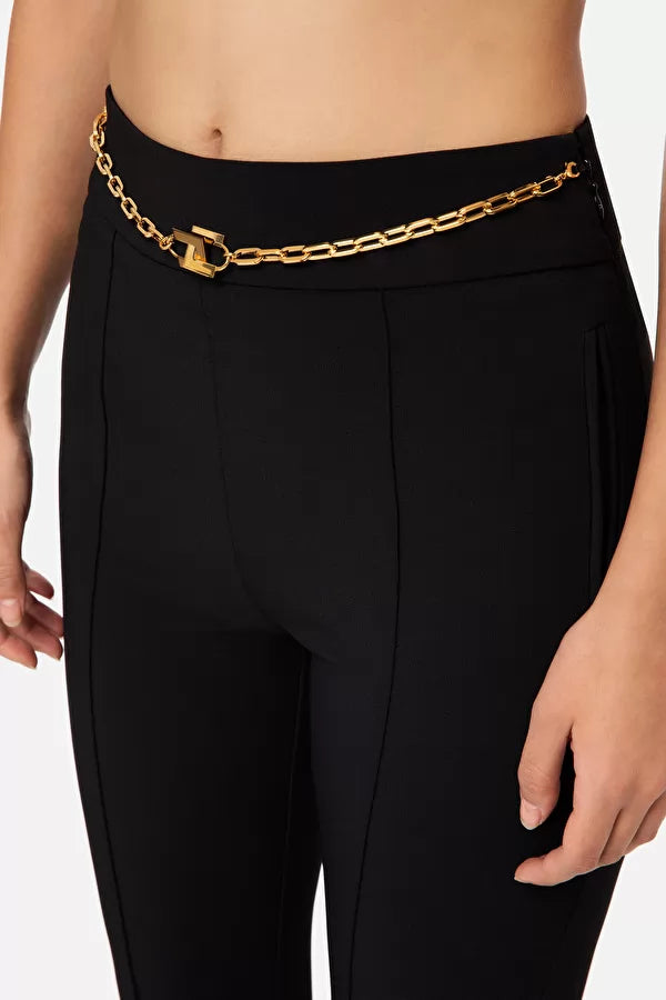 Pantalone a zampa con catena - Modigliani Boutique®